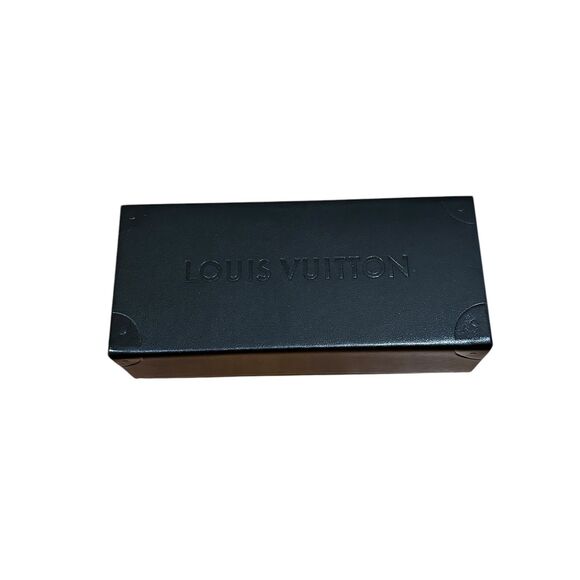 LOUIS VUITTON Black  Sunglasses / glasses Case Magnetic Box 6.5x2.8x2.4”… - Picture 1 of 9